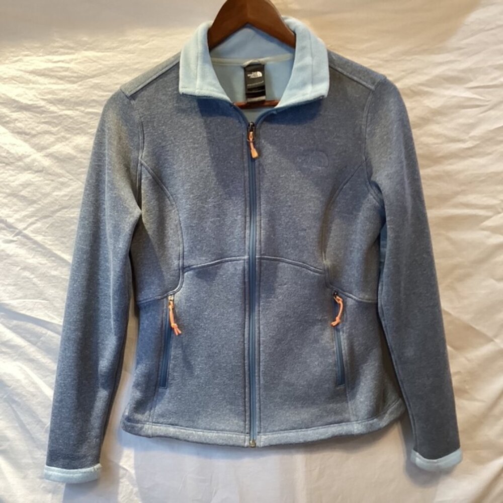 North‎ Face Women's Jacket Petite Small Heather Gray Pockets 36 x 23 x 23 Jordan